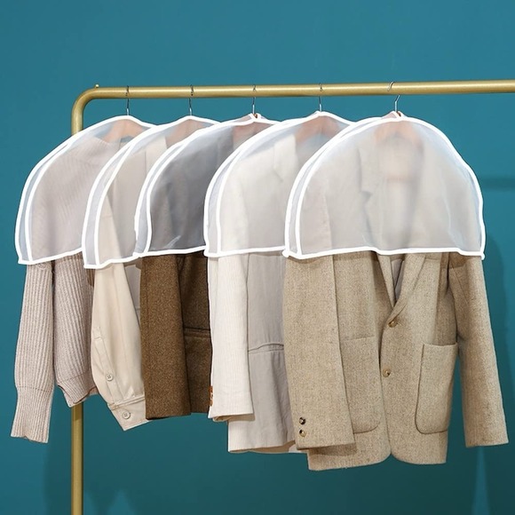 Richards Homeware Inc. Other - Shoulder Covers Clear 2-Sets of 3 Garment Protectors Closet Storage Clear